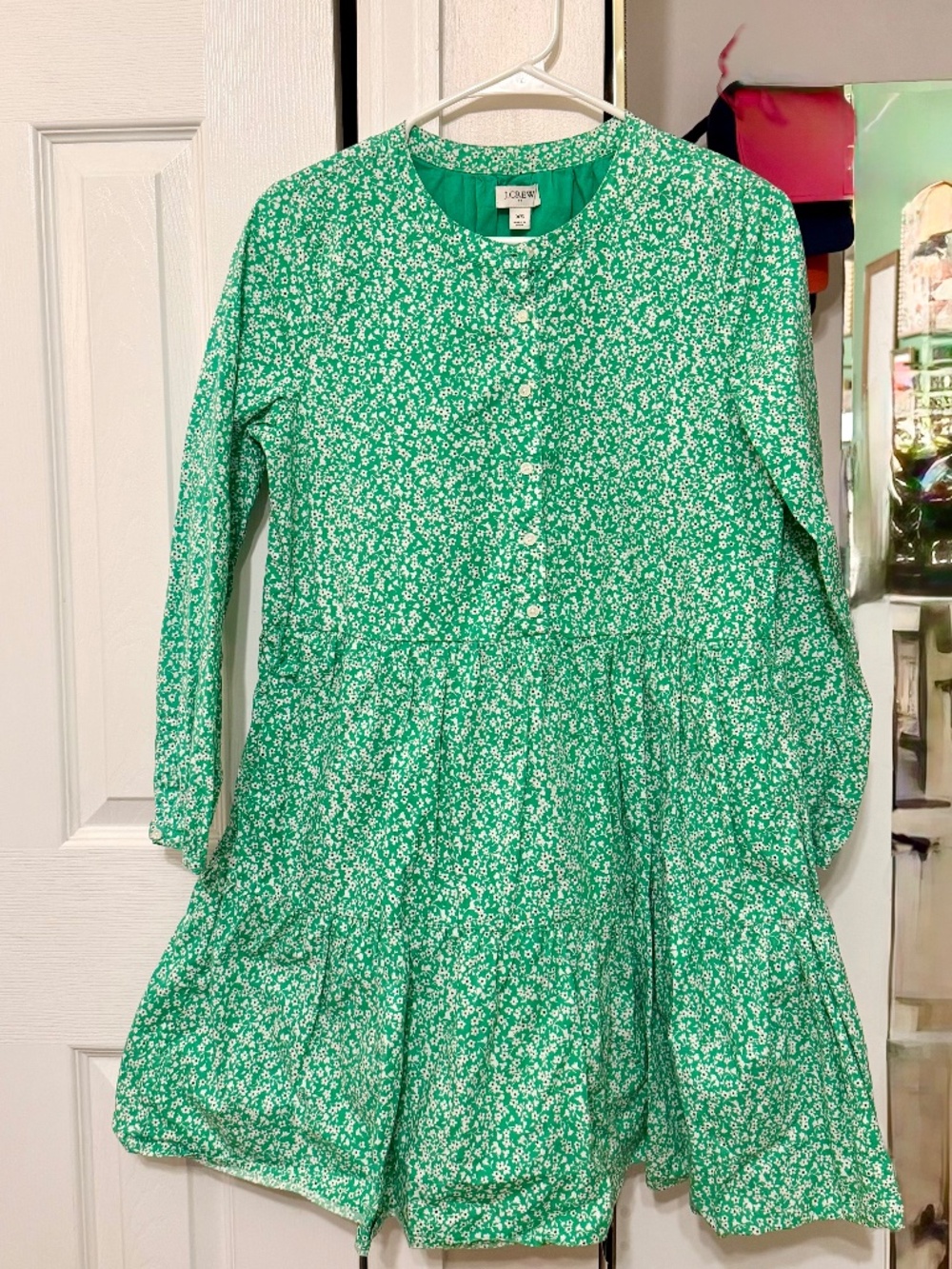 JCrew Factory Garden Party Micro Floral Mini Dress